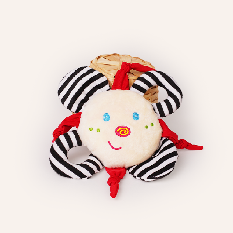 Snuggle Clutch - High contrast sensory soft toy for babies