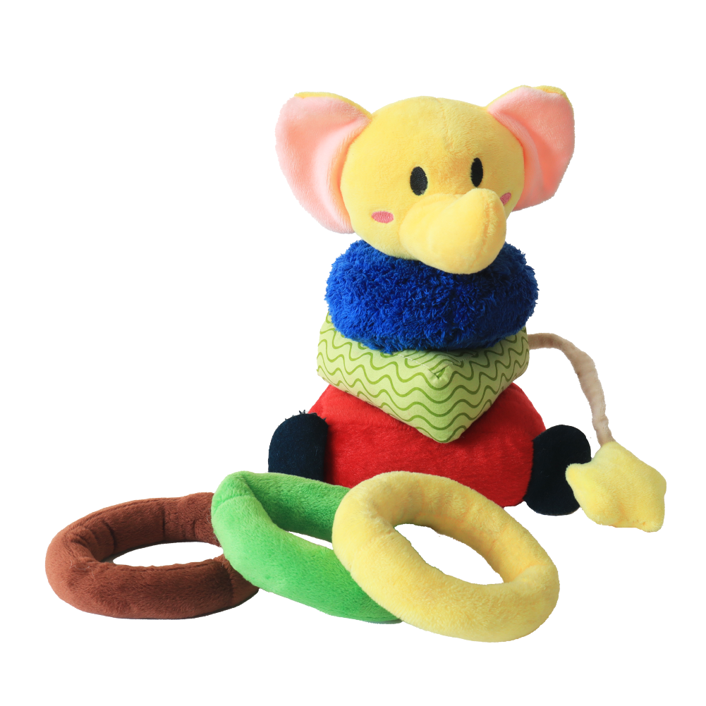 Ellie - Sensory Elephant stacking soft toy