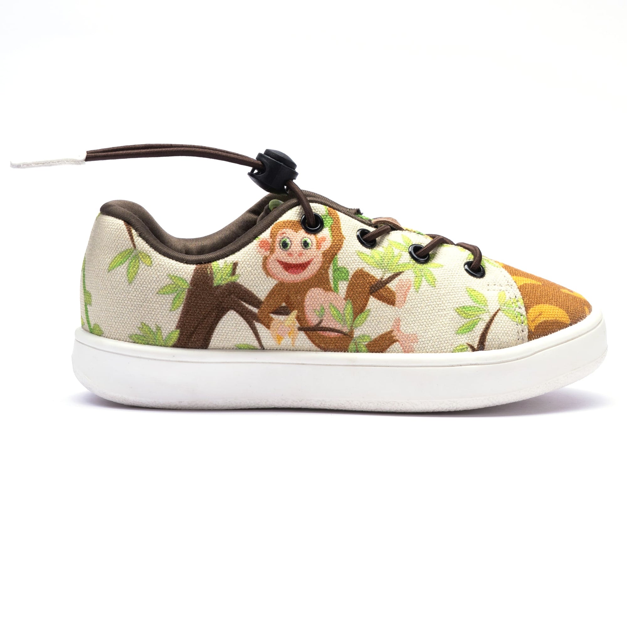 Kids Monkey Sneakers | Fancy & Comfortable Corded Shoes with Velcro