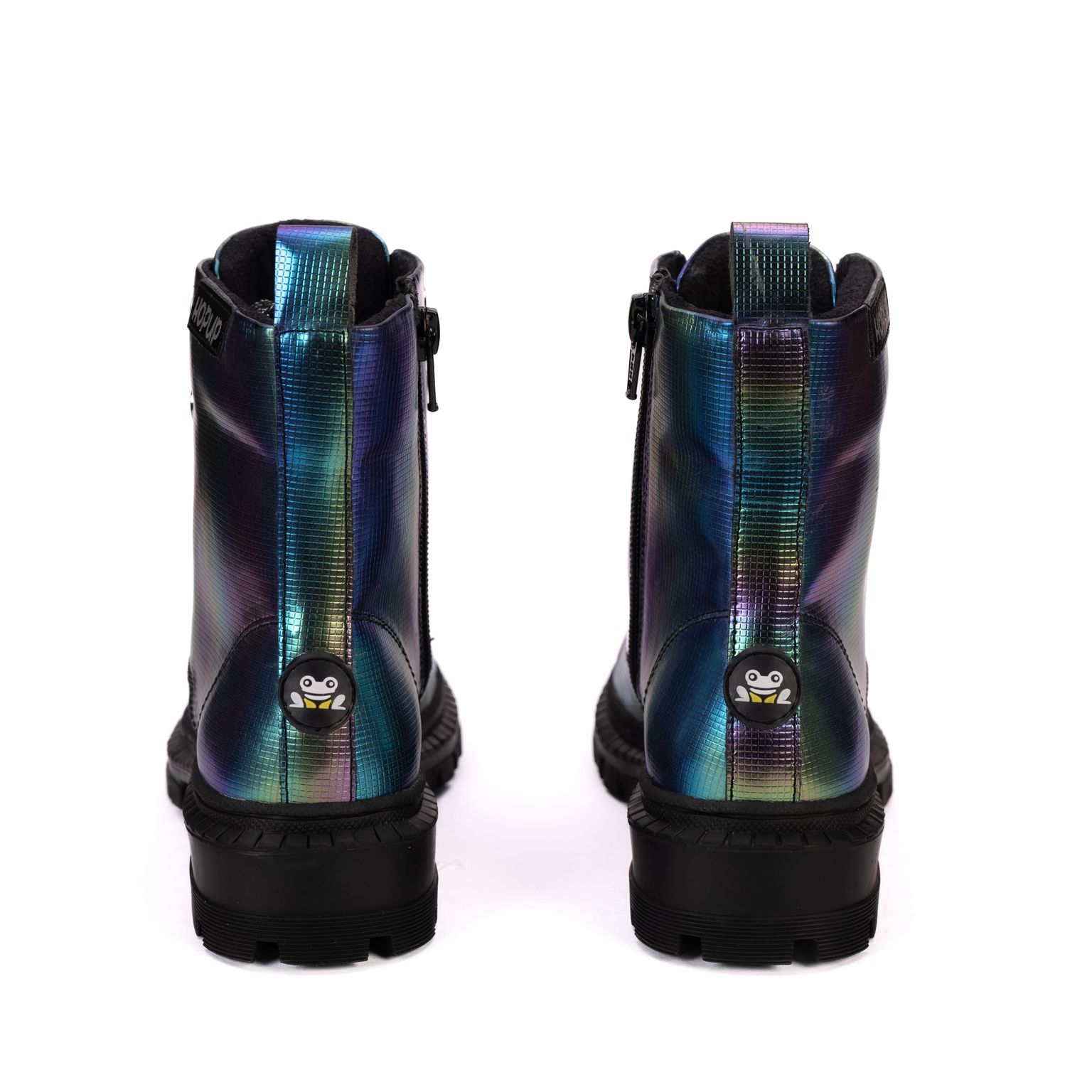 Rock Star Shimmer Boots | Hi-Top Glitter Zip Boots for Kids | Eco-Friendly & Anti-Skid Party Footwear