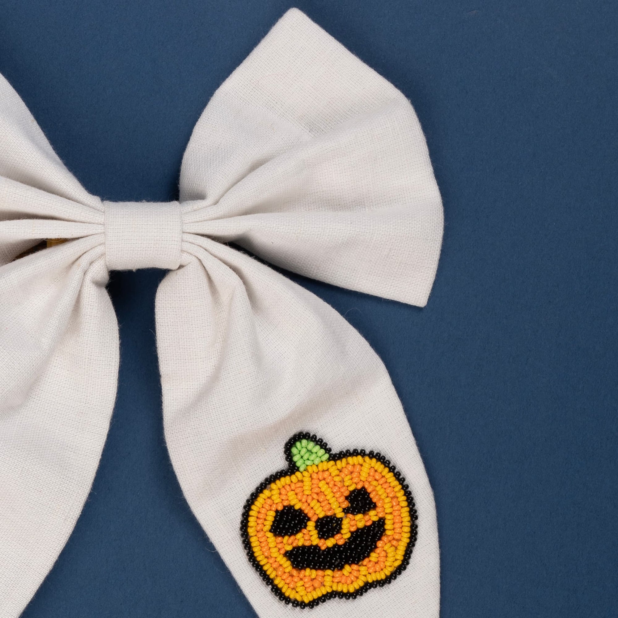Pumpkin Spice – Big Designer Pumpkin Hair Bow (Set of 1)