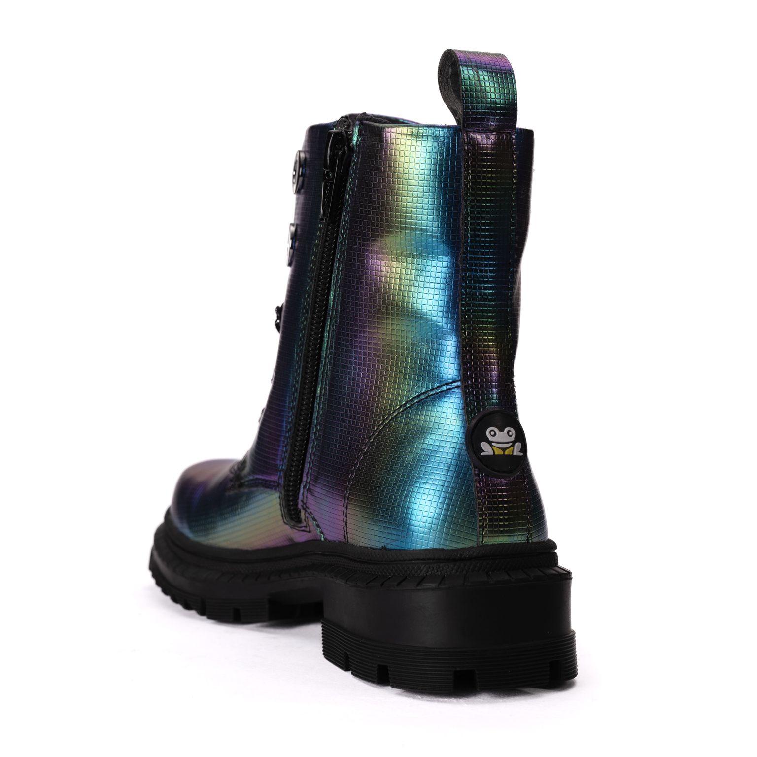 Rock Star Shimmer Boots | Hi-Top Glitter Zip Boots for Kids | Eco-Friendly & Anti-Skid Party Footwear