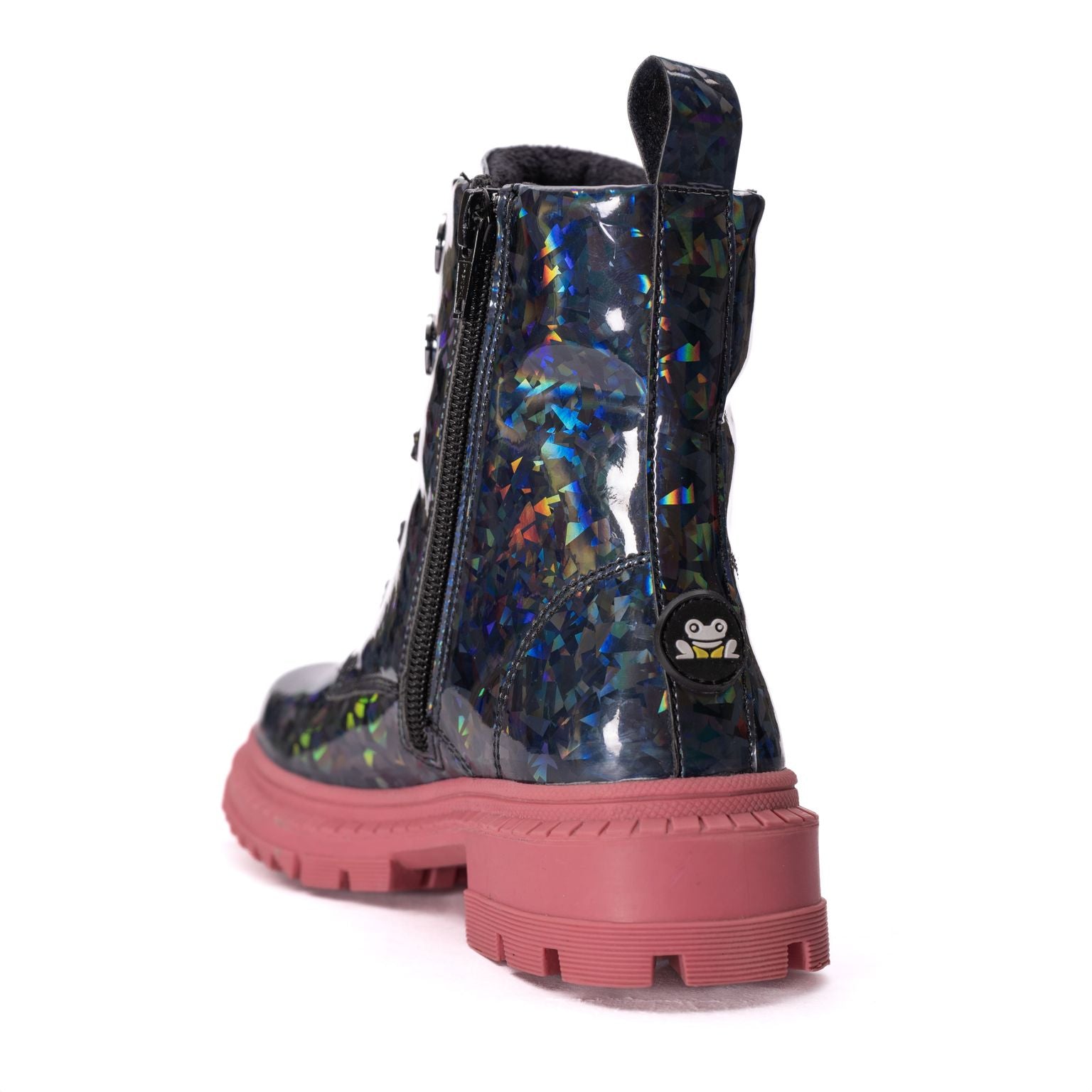 Rock Star Glitter Boots | Sparkly Zip-Up Party Boots for Kids | Lightweight & Anti-Skid Designer Footwear