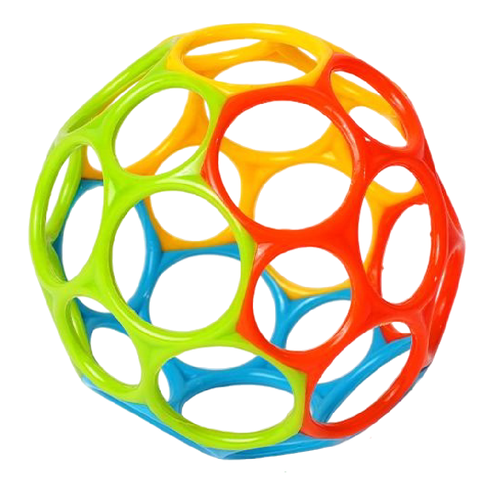 Grippy O-ball for early grasping by infants