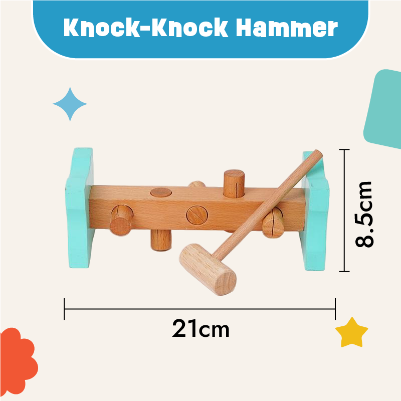 Knock Knock Hammer Toy for Strength and Fine Motor