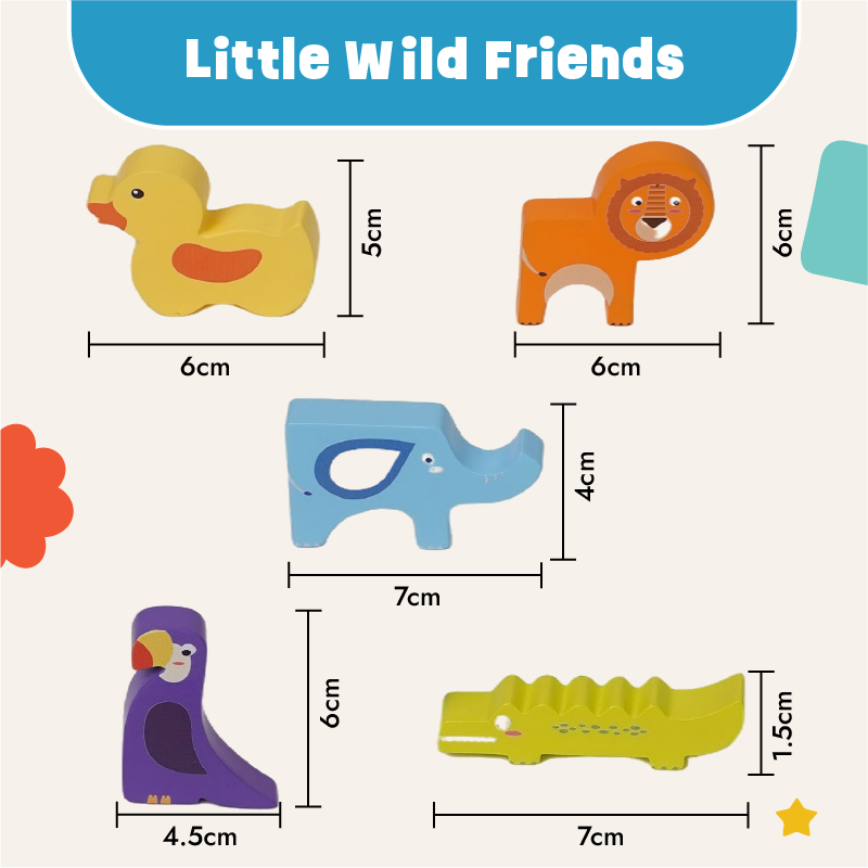 Little Wild Friends with Matching cards