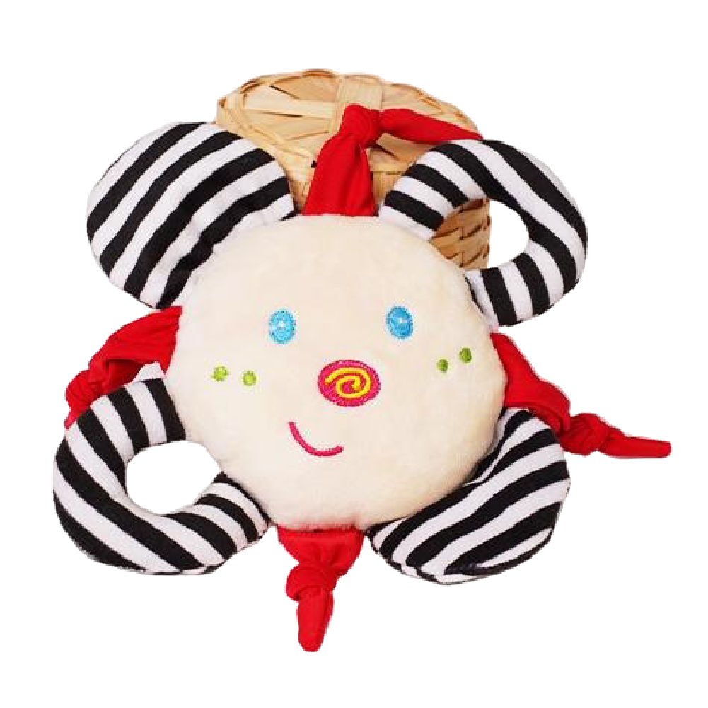 Snuggle Clutch - High contrast sensory soft toy for babies