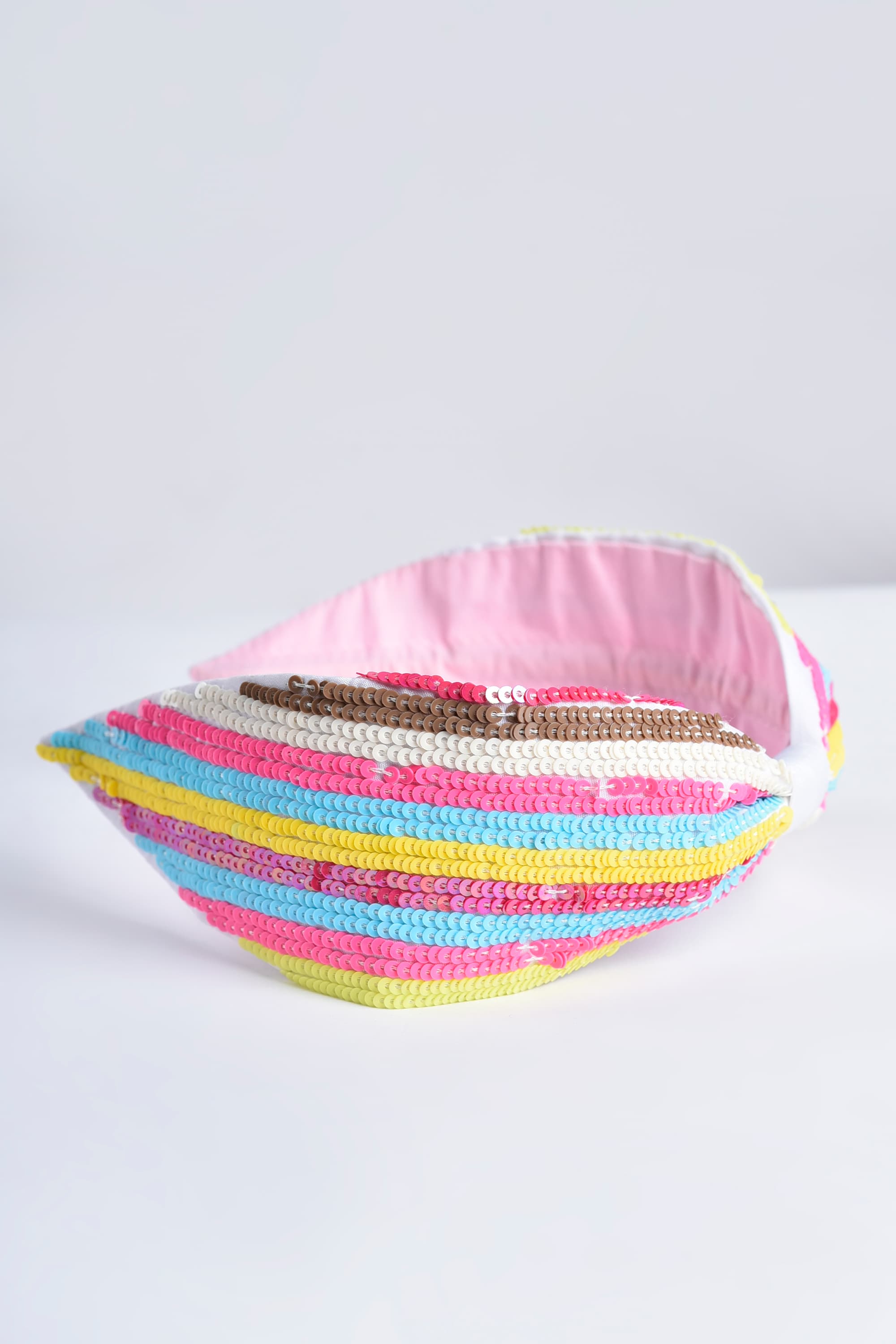 Rainbow Whirl – Multi Sequin Hair Band