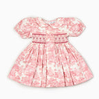 Country Toile Dress in Red