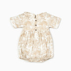 Country Toile Romper in Beige