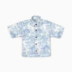 Country Toile Shirt in Blue