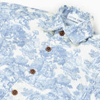 Country Toile Shirt in Blue