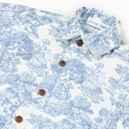 Country Toile Shirt in Blue