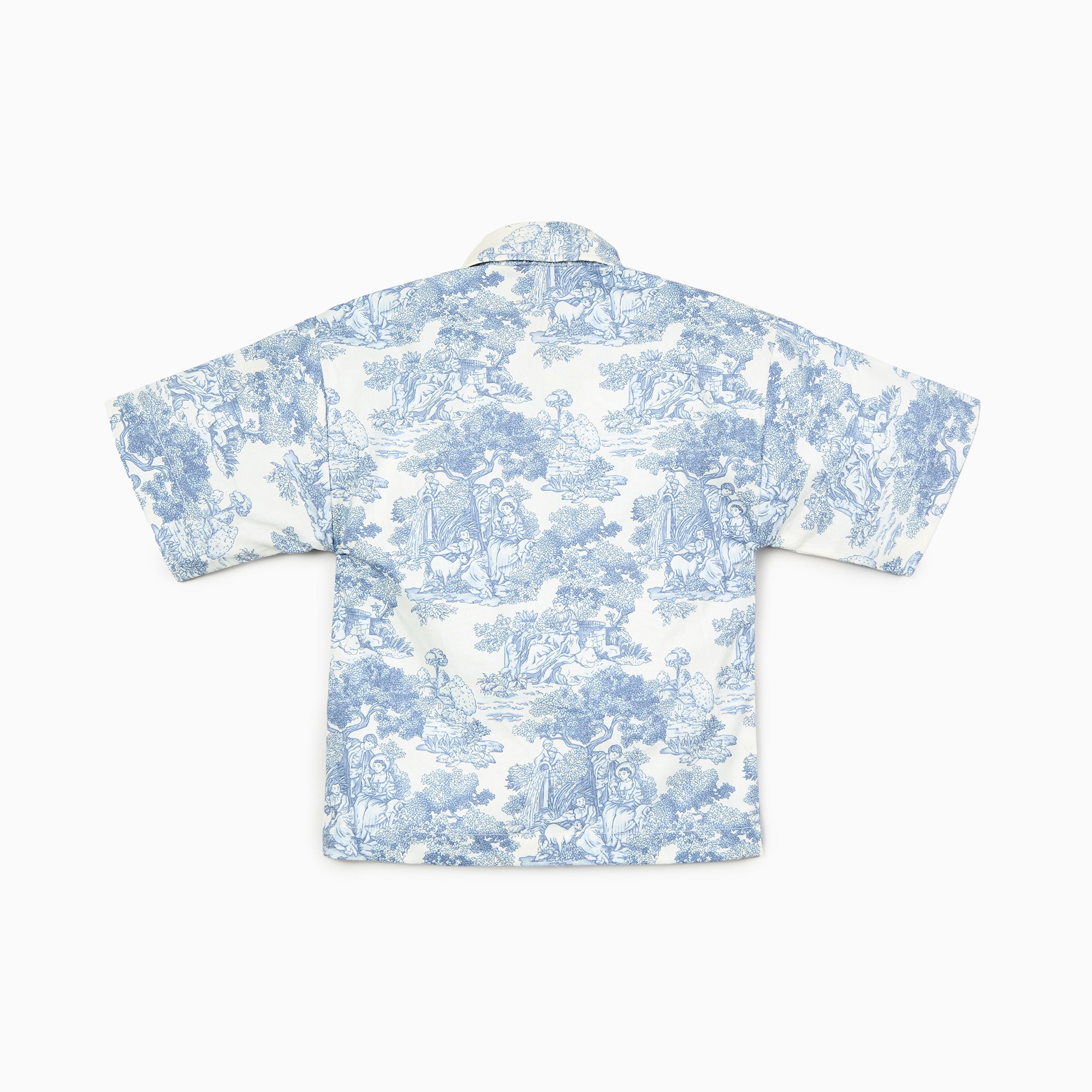 Country Toile Shirt in Blue