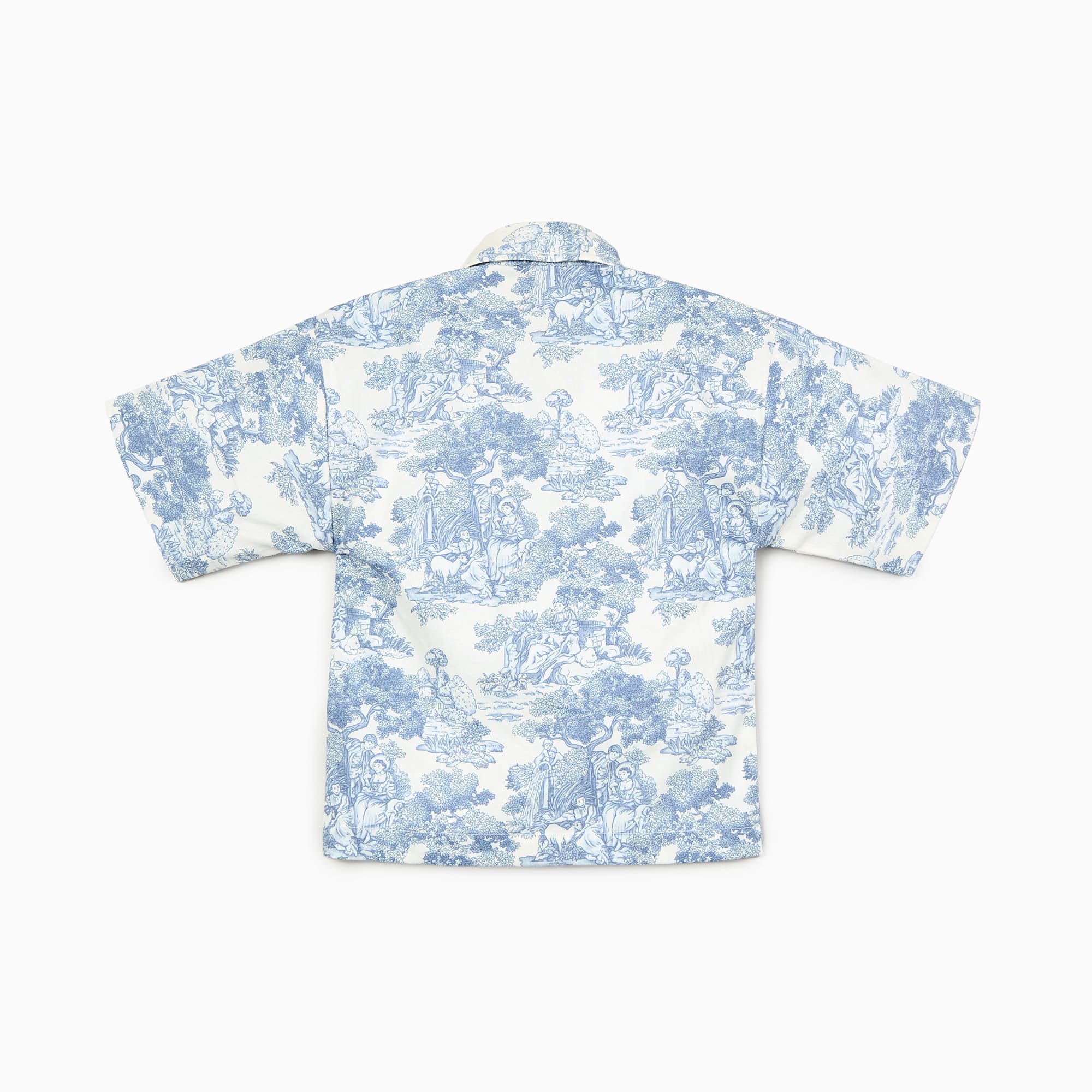 Country Toile Shirt in Blue