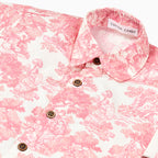 Country Toile Shirt in Red