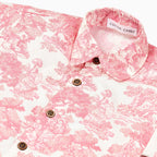 Country Toile Shirt in Red