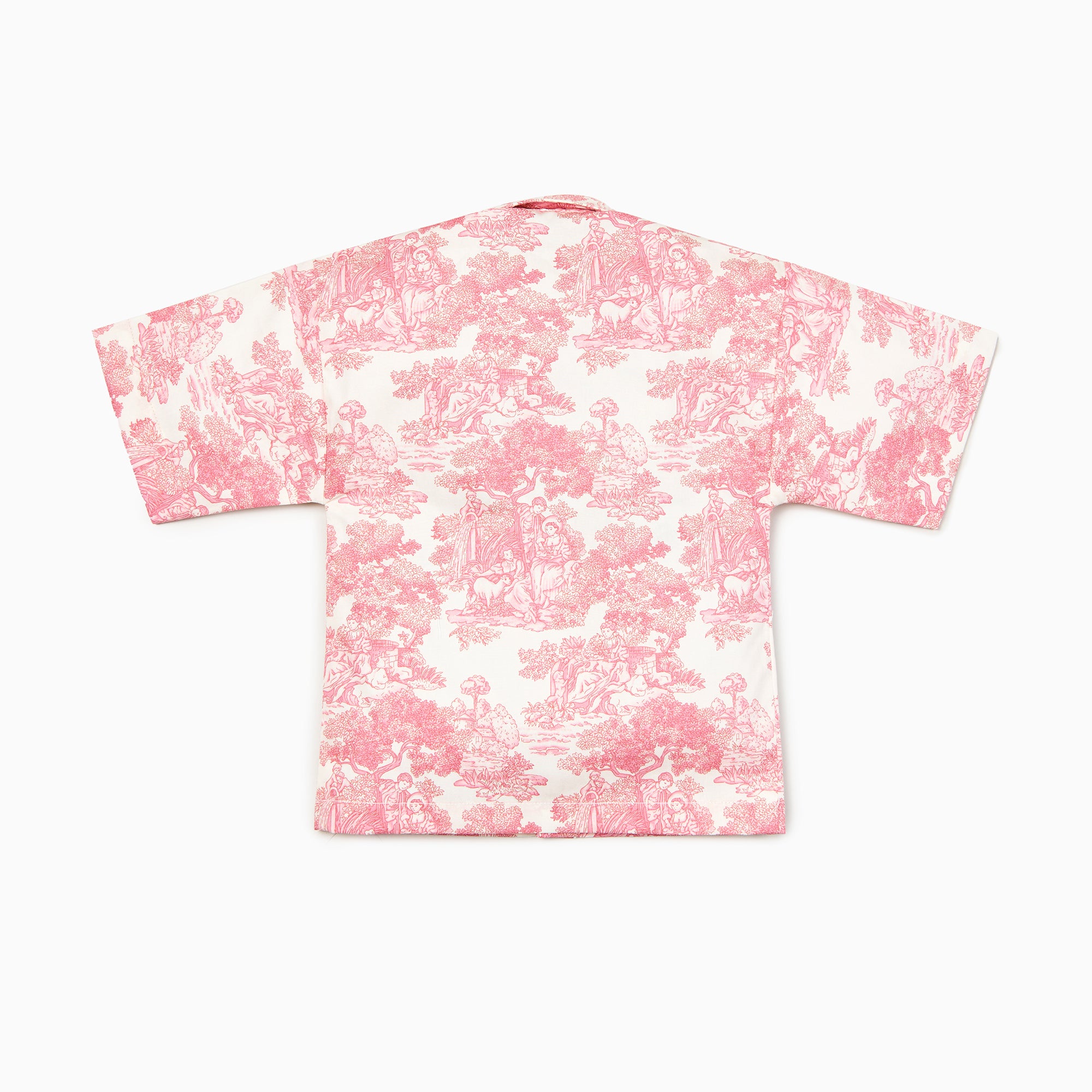 Country Toile Shirt in Red