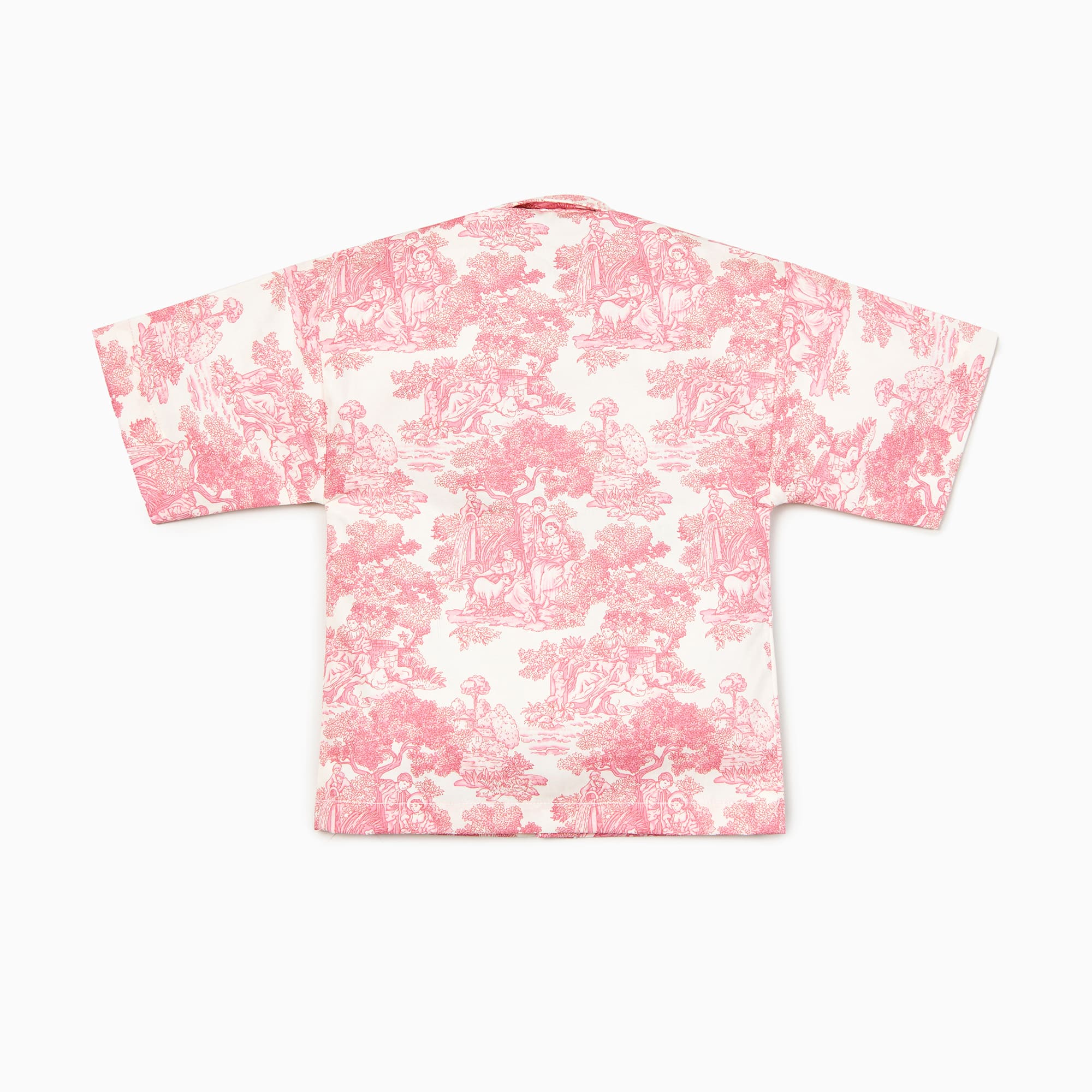 Country Toile Shirt in Red