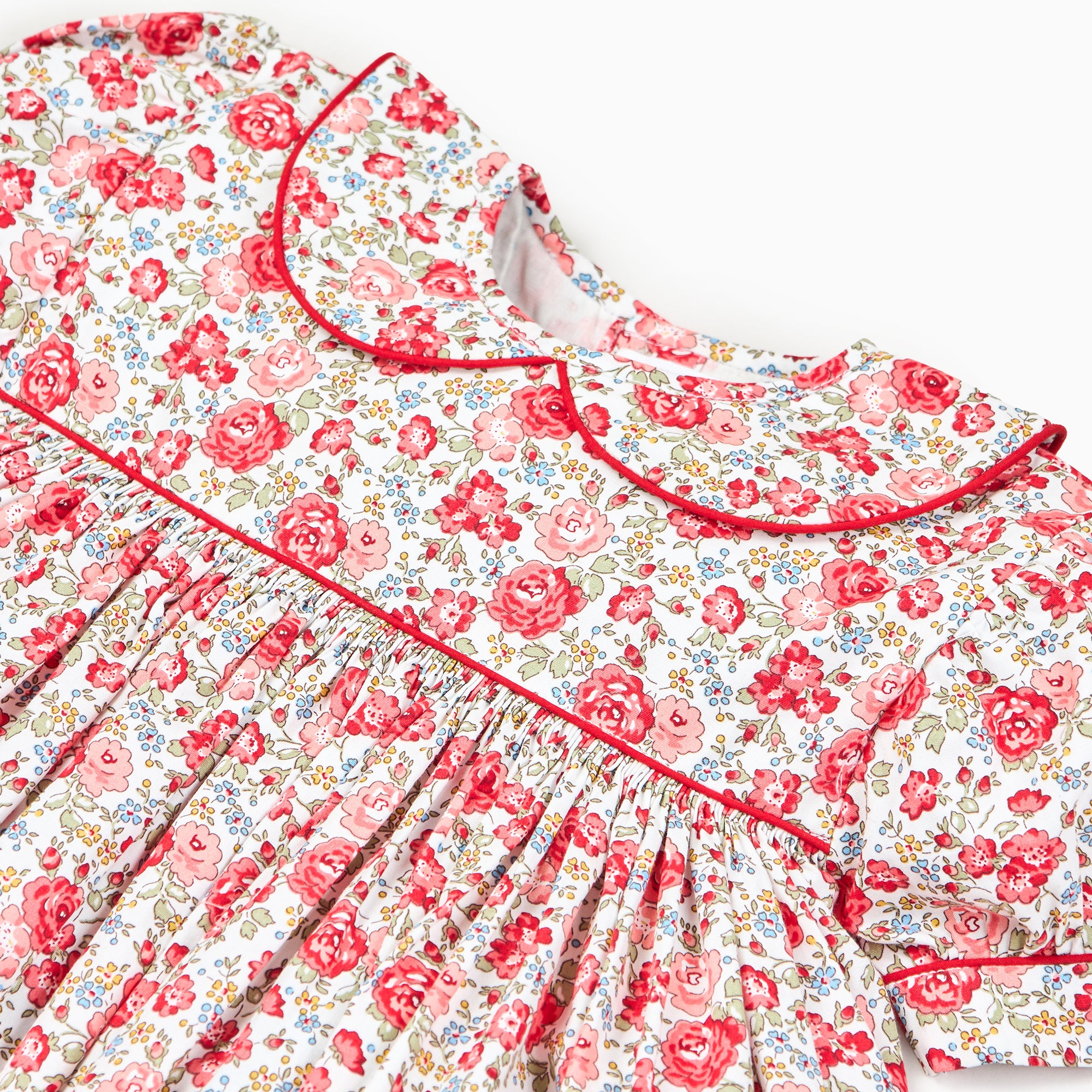 Ditsy Red Roses Dress