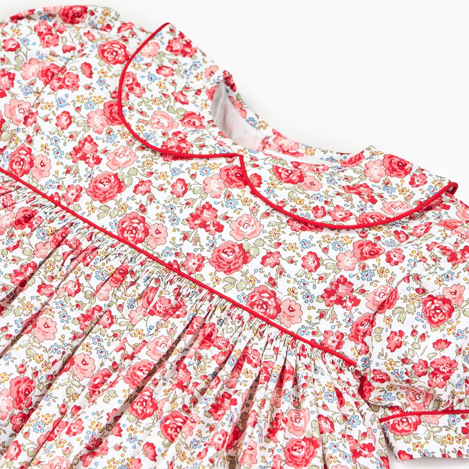 Ditsy Red Roses Dress
