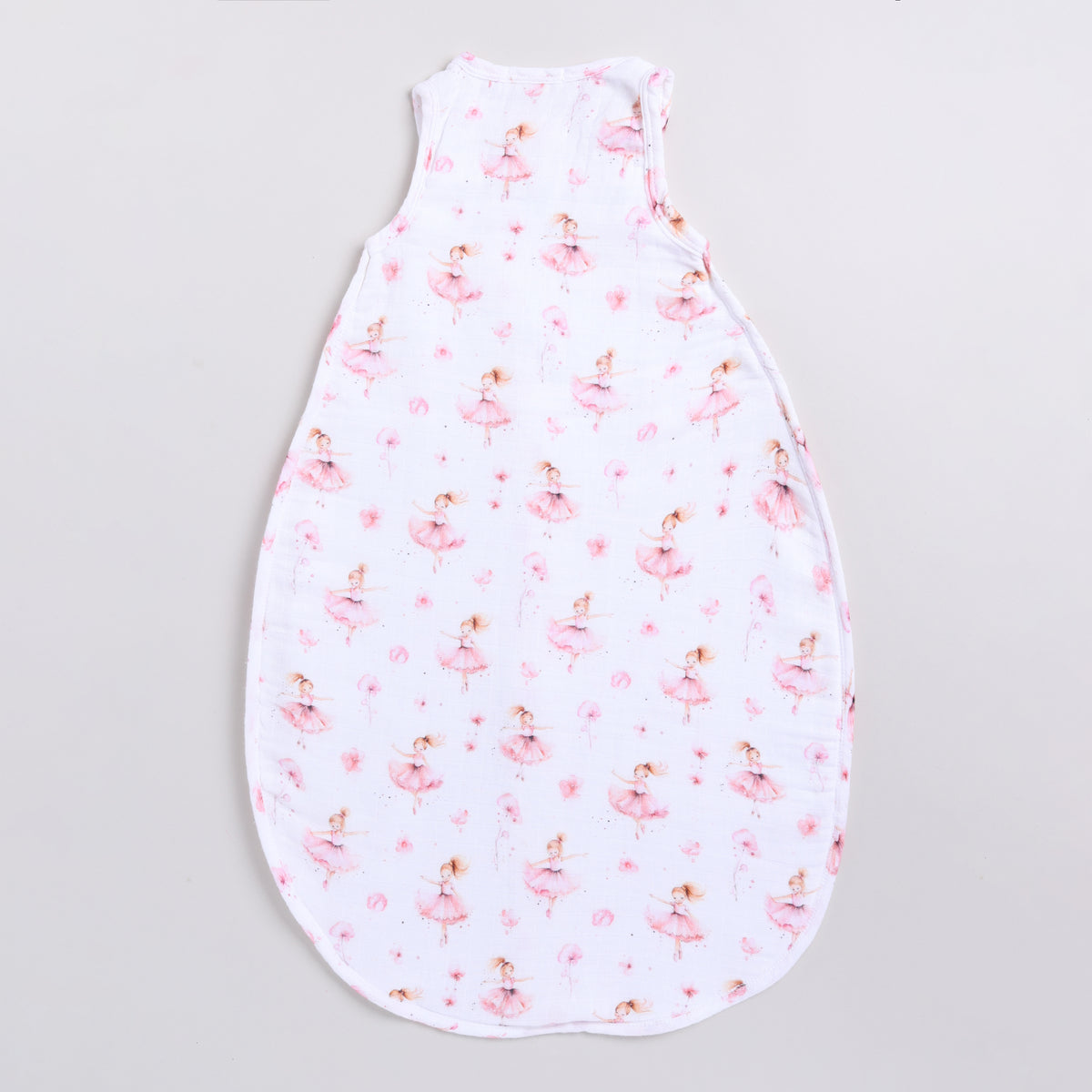 Organic Baby Muslin Sleeping Bag-Ballerina