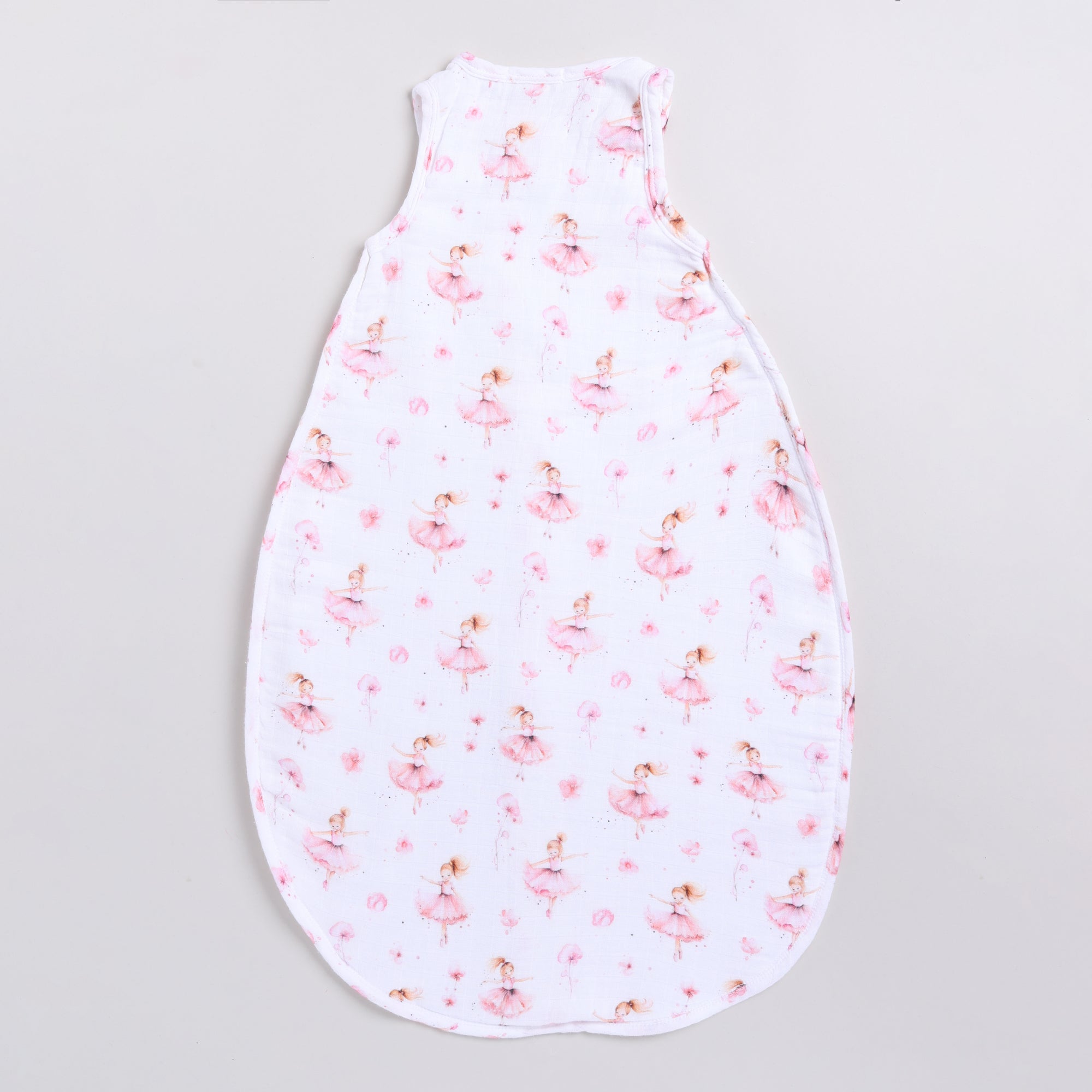 Organic Baby Muslin Sleeping Bag-Ballerina