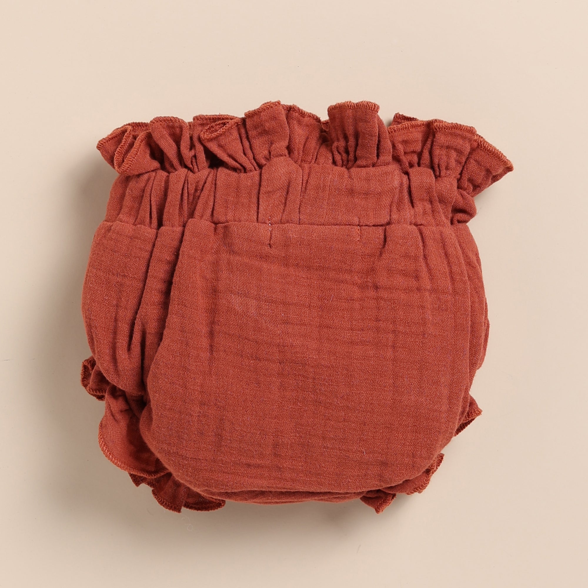 Organic Muslin High Waist Bloomer-Picante