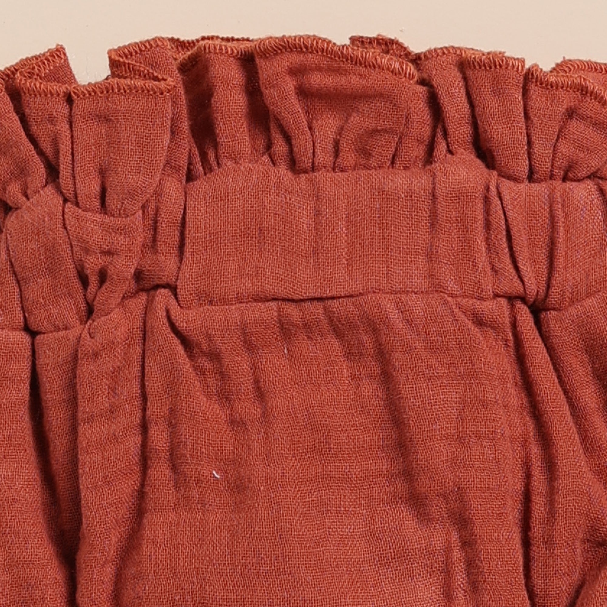 Organic Muslin High Waist Bloomer-Picante