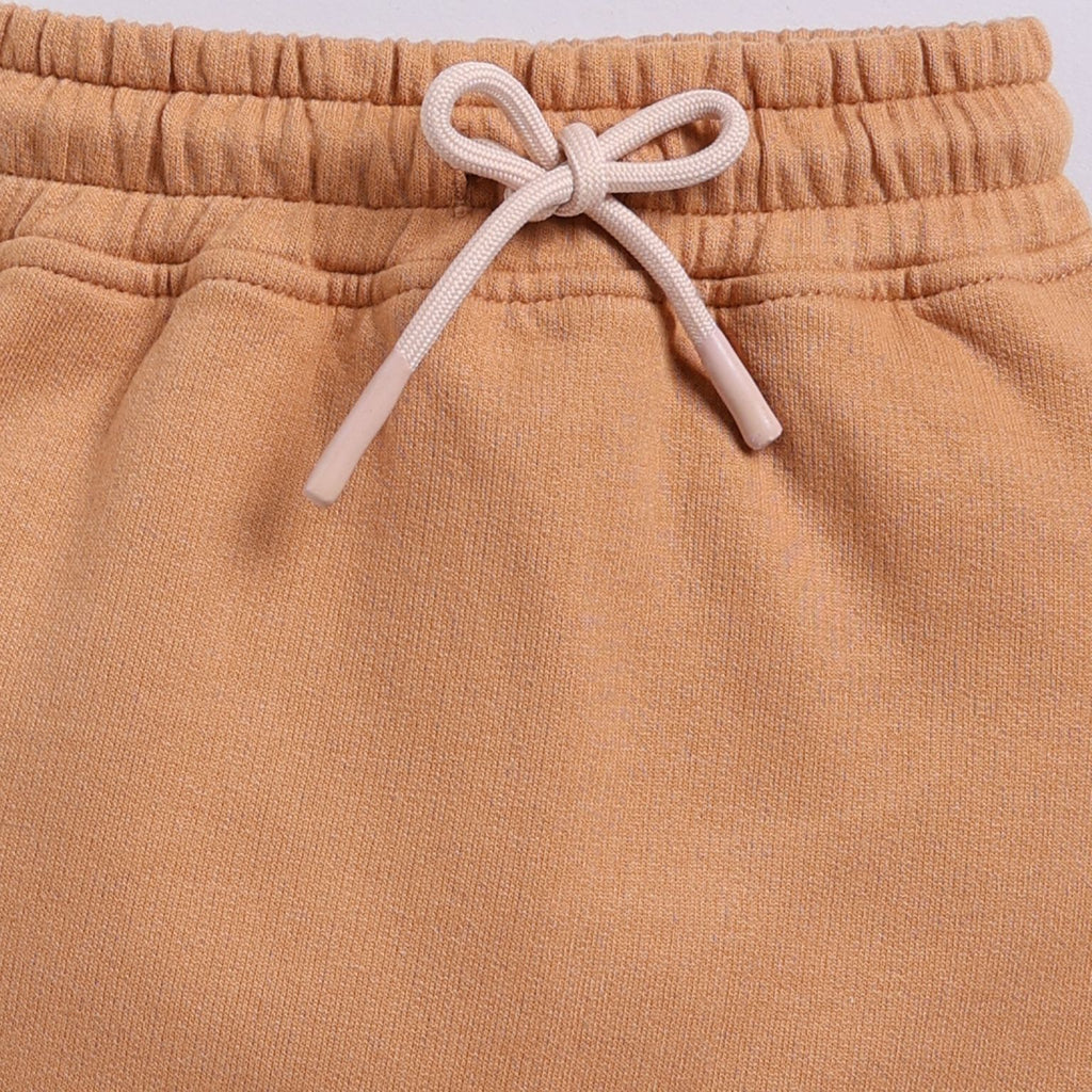 Organic Fleece Relaxed Jogger-Biscuit