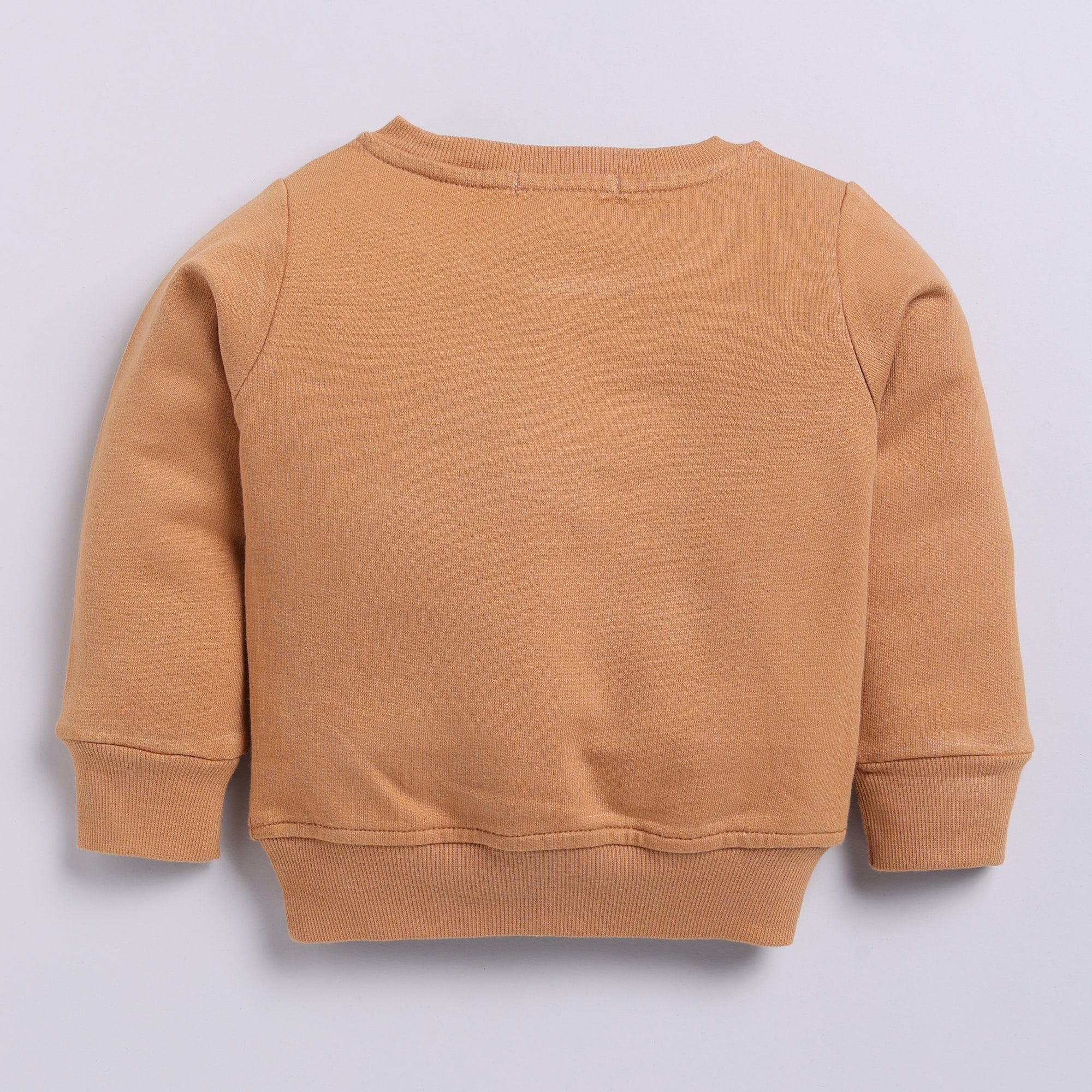Organic Fleece Over Size Sweatshirt-Biscuit
