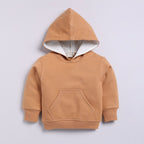 Organic Fleece Hoodie & Jogger Set-Biscuit