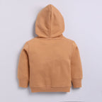 Organic Fleece Hoodie & Jogger Set-Biscuit
