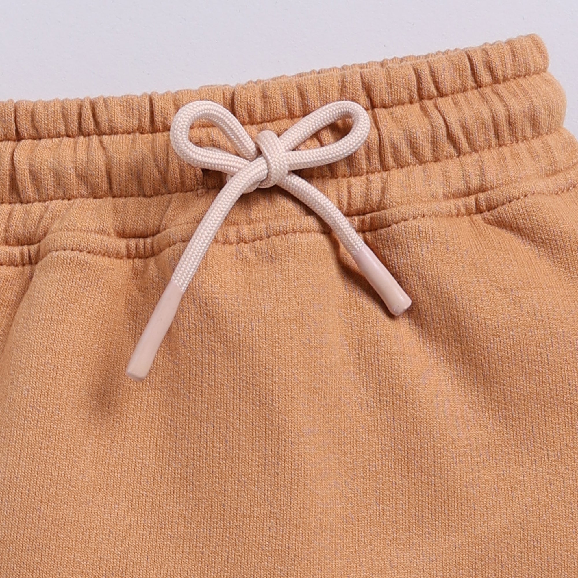 Organic Fleece Hoodie & Jogger Set-Biscuit