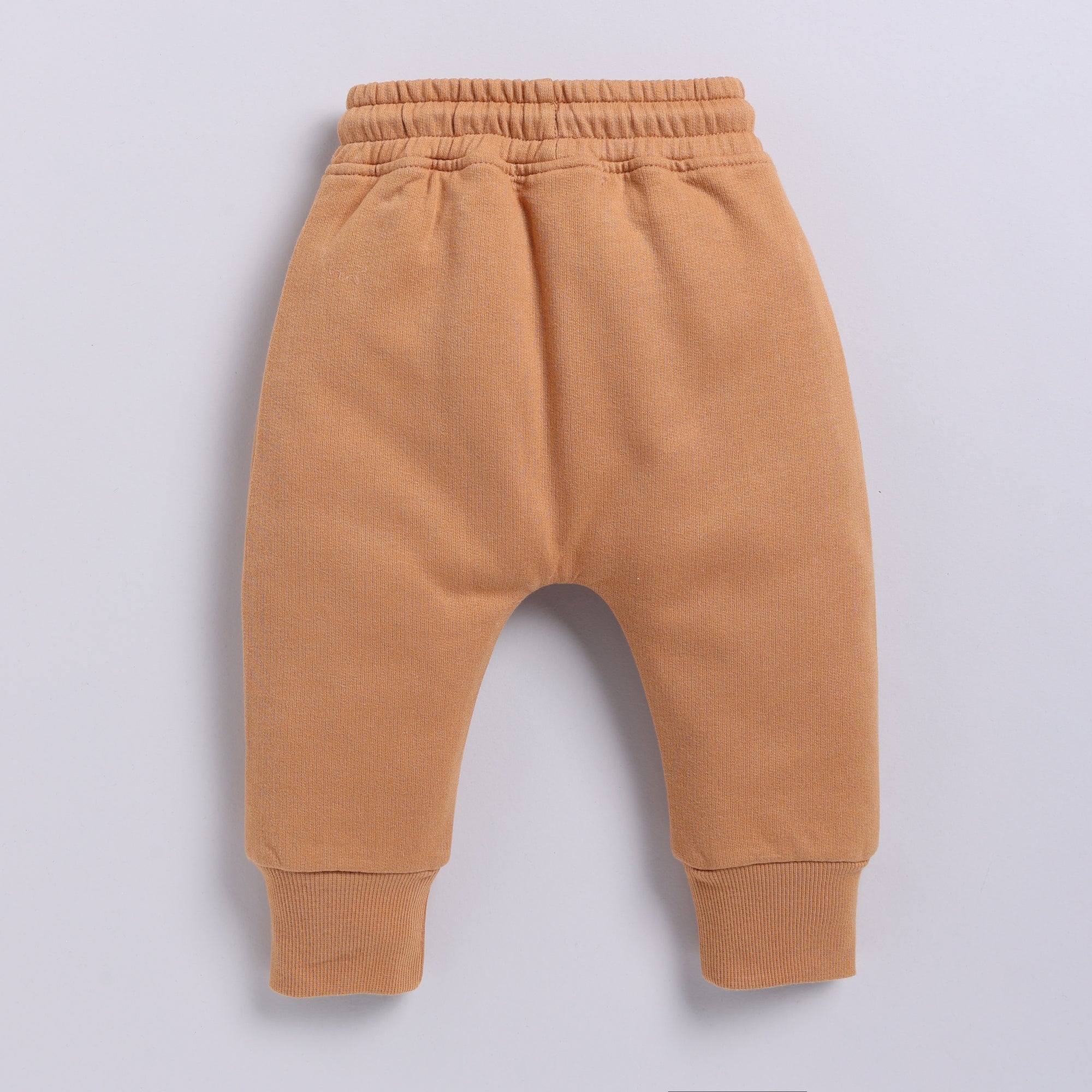 Organic Fleece Hoodie & Jogger Set-Biscuit