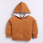 Organic Fleece Over Size Hoodie-Pumpkin Spice