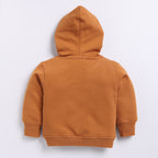 Organic Fleece Over Size Hoodie-Pumpkin Spice