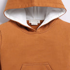 Organic Fleece Hoodie & Jogger Set-Pumpkin Spice