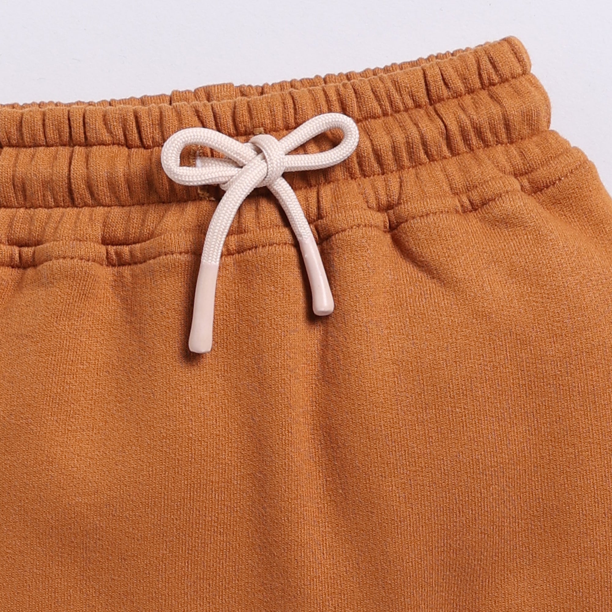 Organic Fleece Hoodie & Jogger Set-Pumpkin Spice