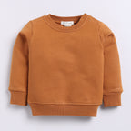 Organic Fleece Over Size Sweatshirt-Pumpkin Spice