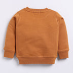 Organic Fleece Over Size Sweatshirt-Pumpkin Spice