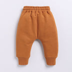Organic Fleece Sweatshirt & Jogger Set-Pumpkin Spice