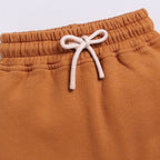 Organic Fleece Sweatshirt & Jogger Set-Pumpkin Spice