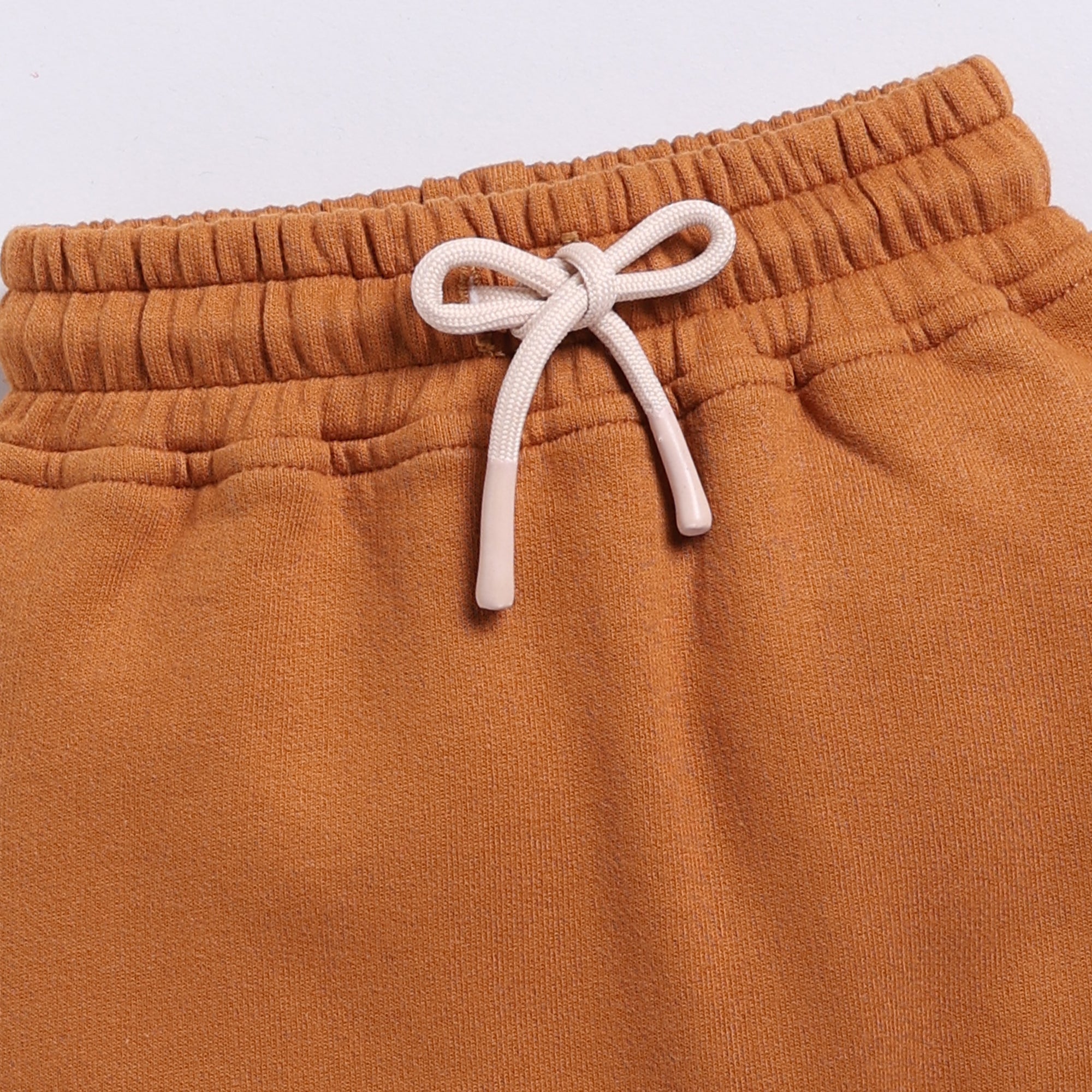 Organic Fleece Sweatshirt & Jogger Set-Pumpkin Spice