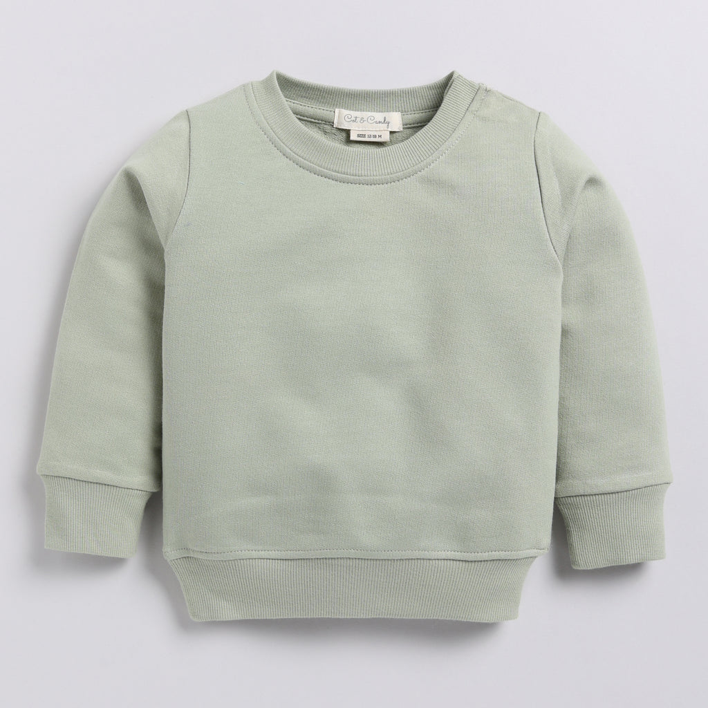 Organic Fleece Over Size Sweatshirt-Tea