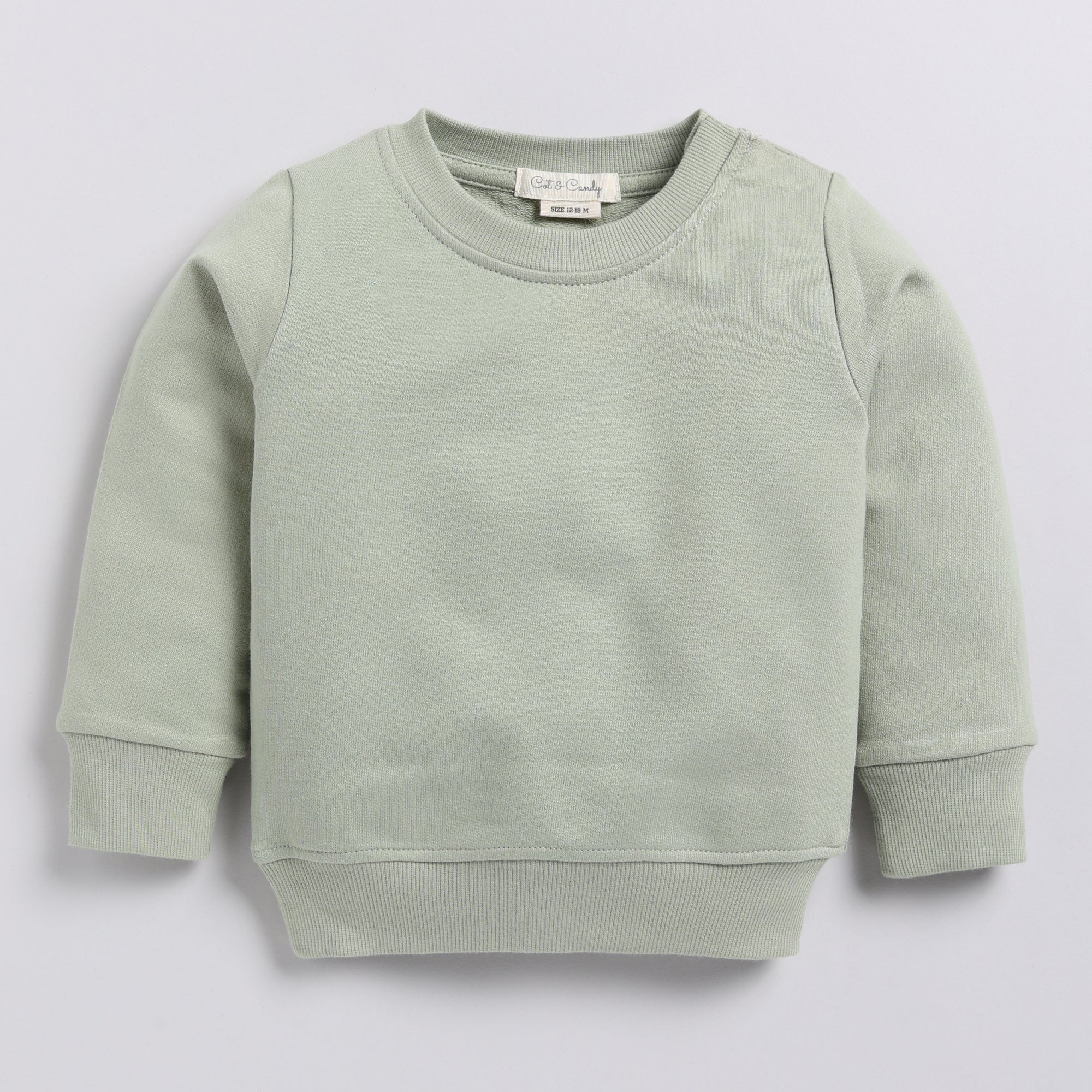 Organic Fleece Over Size Sweatshirt-Tea
