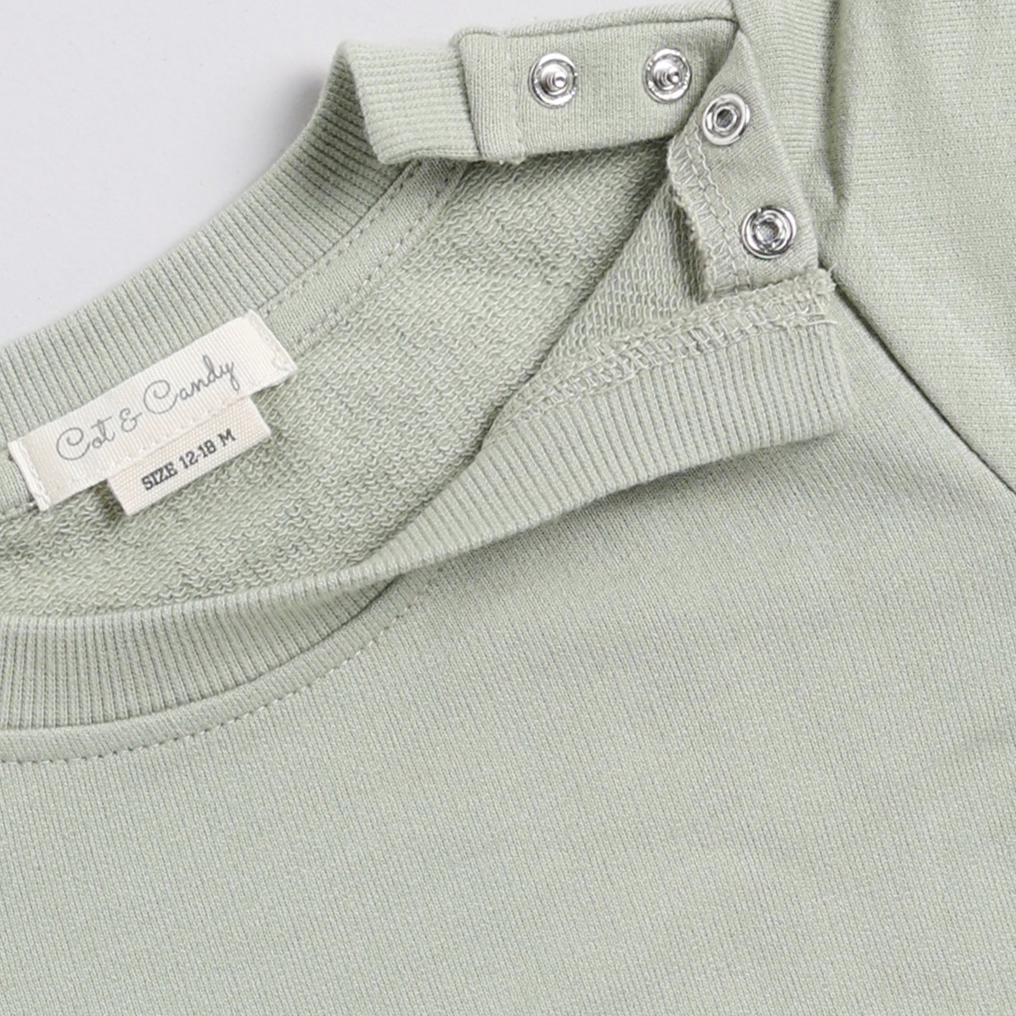 Organic Fleece Over Size Sweatshirt-Tea