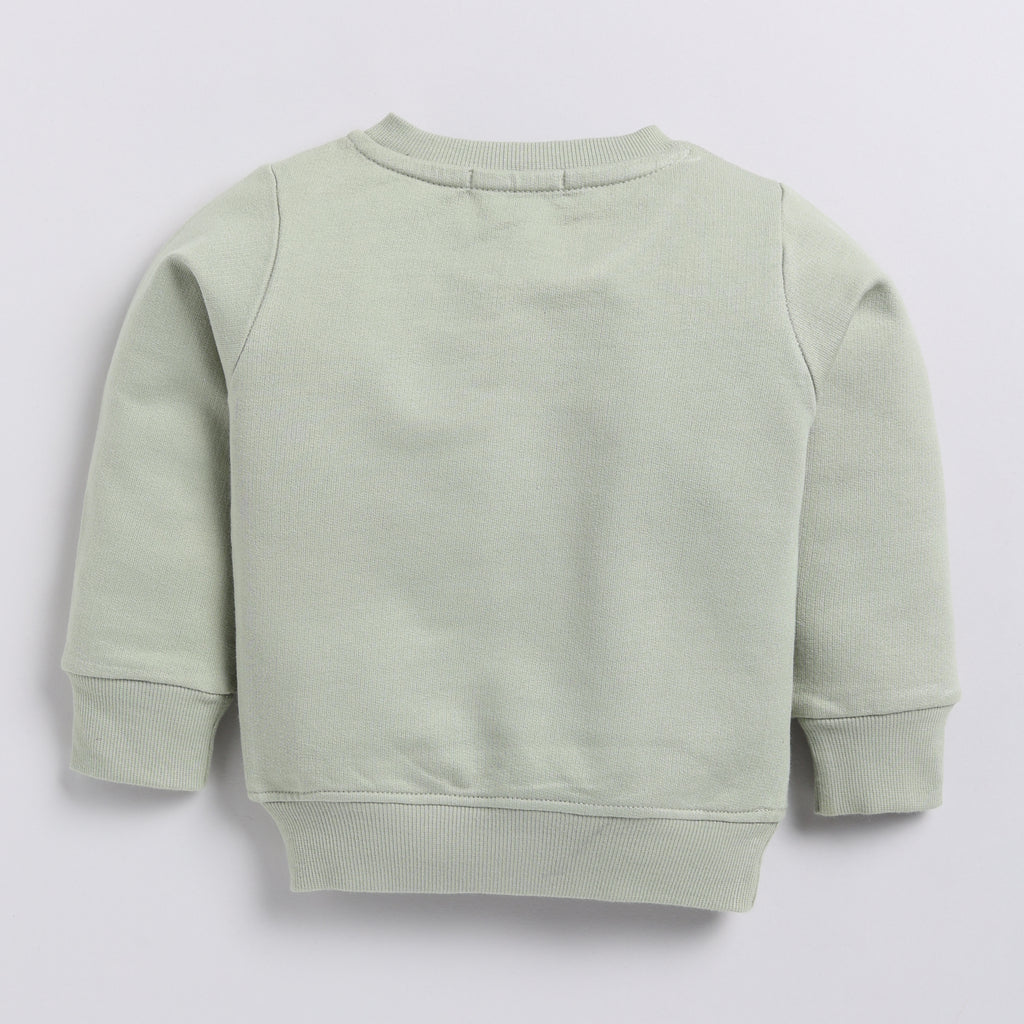 Organic Fleece Over Size Sweatshirt-Tea