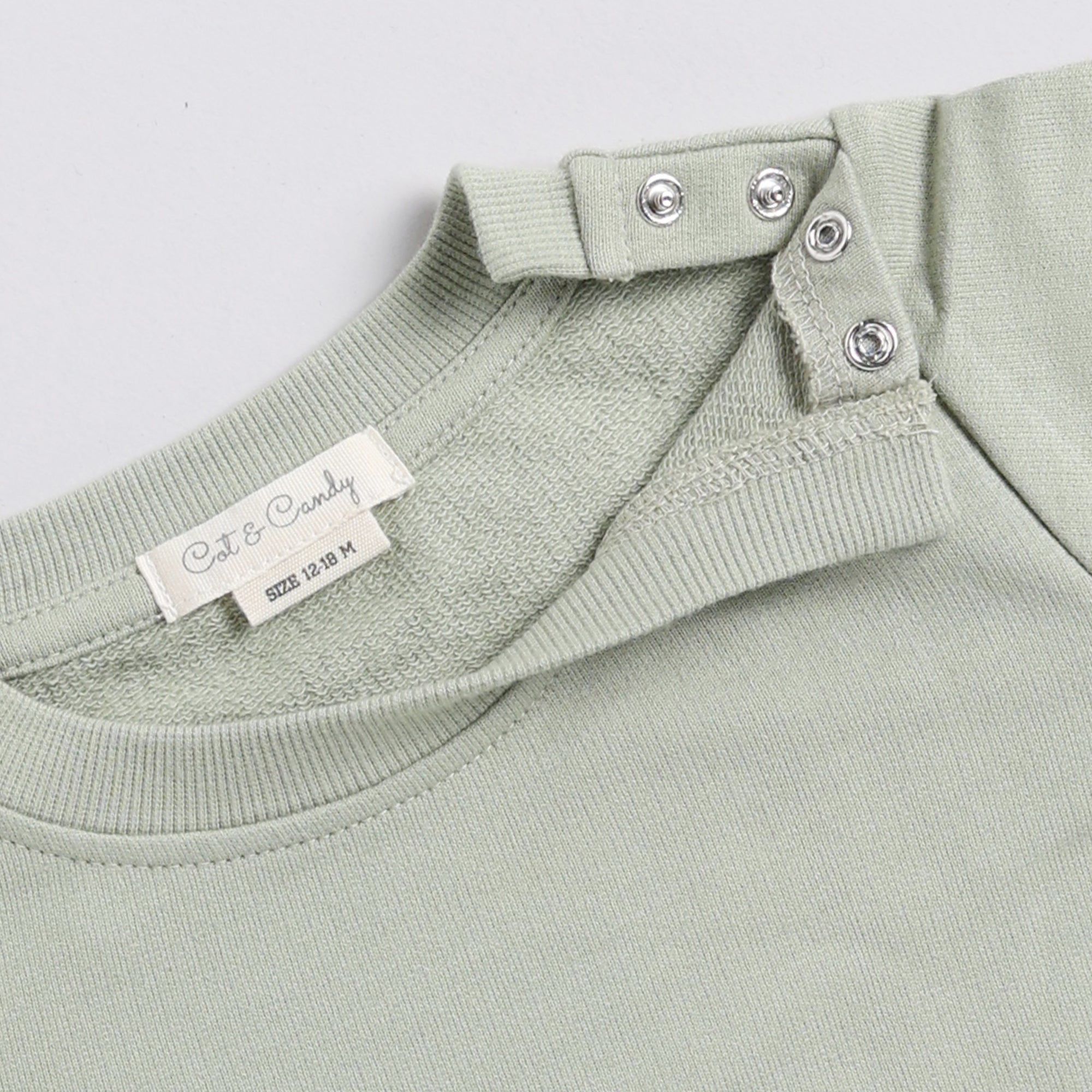 Organic Fleece Sweatshirt & Jogger Set-Tea