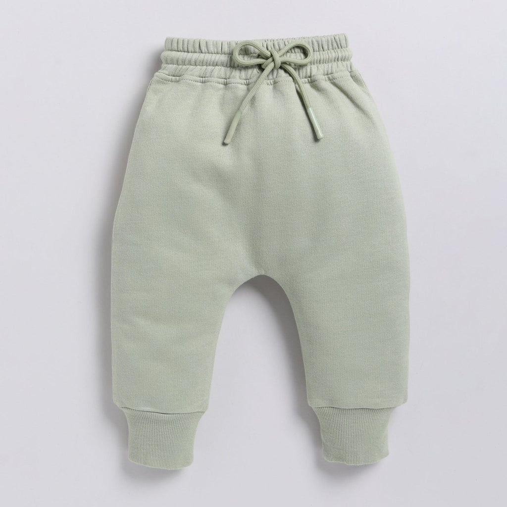 Organic Fleece Sweatshirt & Jogger Set-Tea